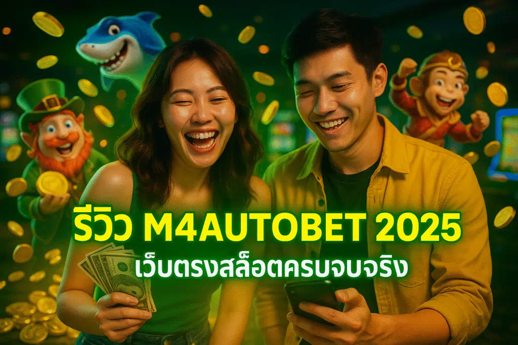 รีวิว M4AUTOBET 2025 เว็บตรงสล็อตครบจบจริง สมัครง่าย เกมเยอะ
