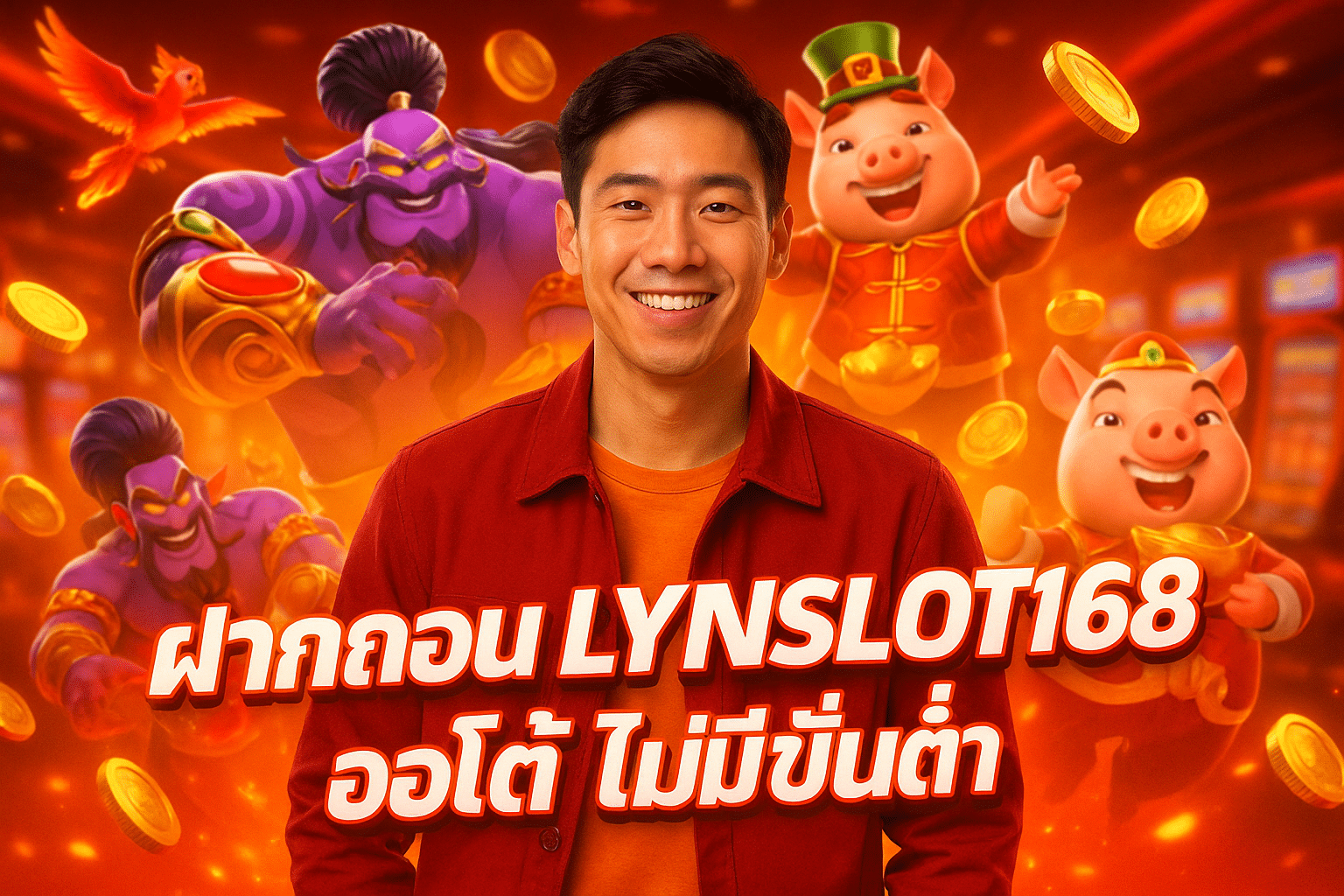 ฝากถอน LYNSLOT168 ออโต้ ไม่มีขั้นต่ำ